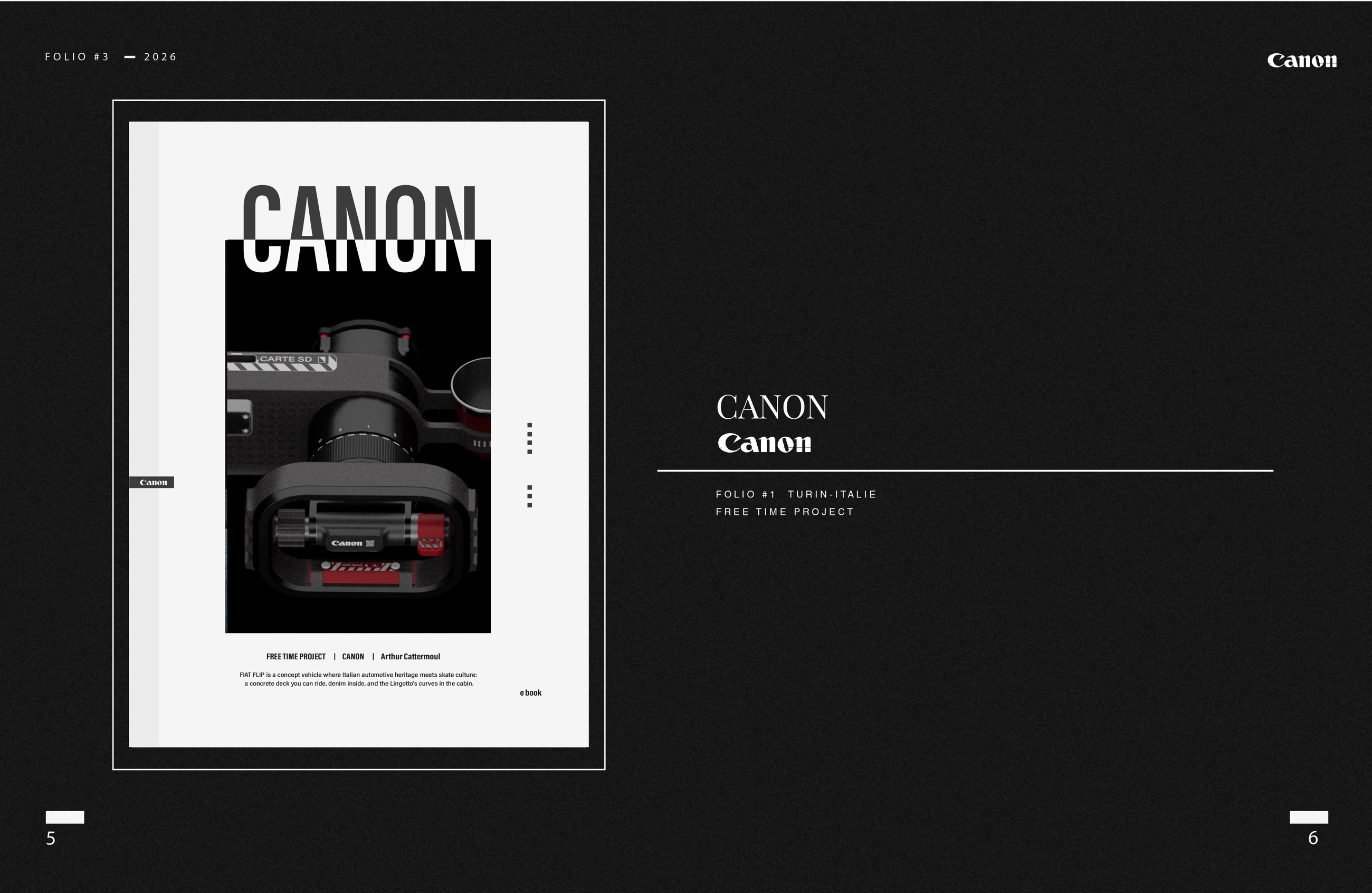 Canon — ouverture du projet